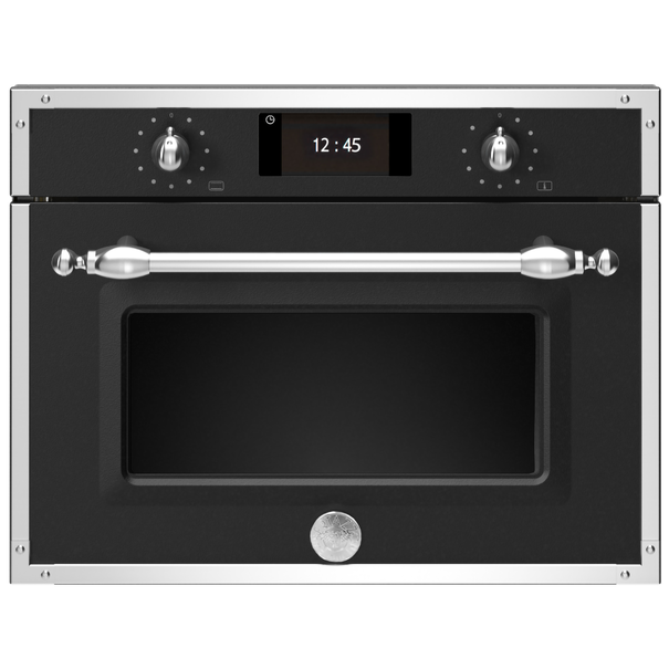 Компактный духовой шкаф с паром Bertazzoni F457HERVT (Черный)