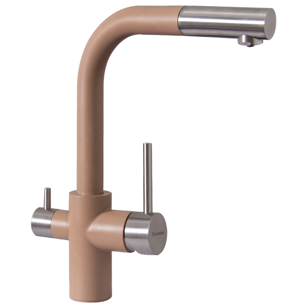 Смеситель для кухни Florentina КРИСТАЛЛ FL (Капучино)