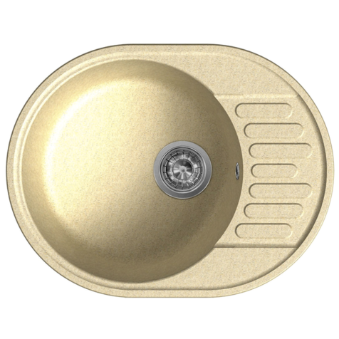 Кухонная мойка LEX ORTA 620 (Слоновая кость)