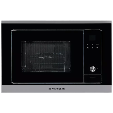 Встраиваемая микроволновая печь KUPPERSBERG HMW 655 (Черный / Нержавеющая сталь)