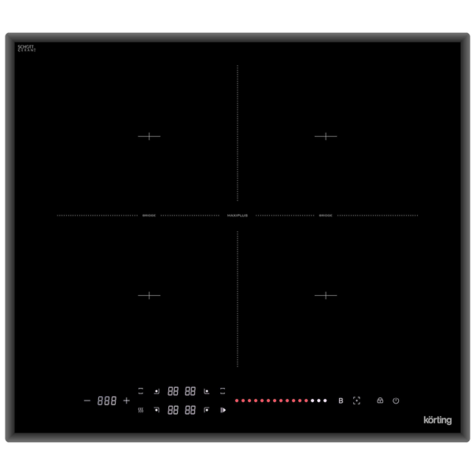 Индукционная варочная панель Korting HIB 64940 Maxi (Черный)