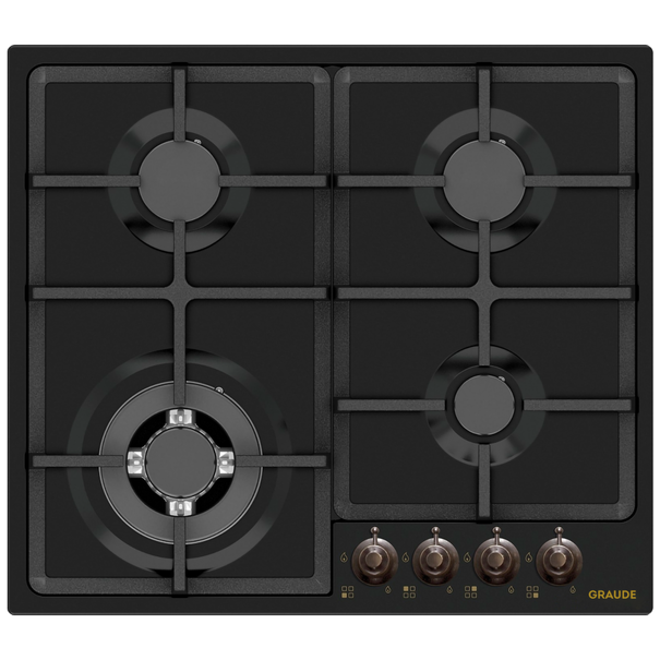 Газовая варочная панель GRAUDE GSK 60.1 M (Черный)
