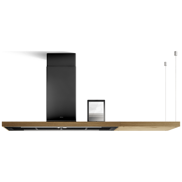 Островная Т-образная вытяжка Elica BIO ISLAND /A/120X53 ROVERE (Черный)