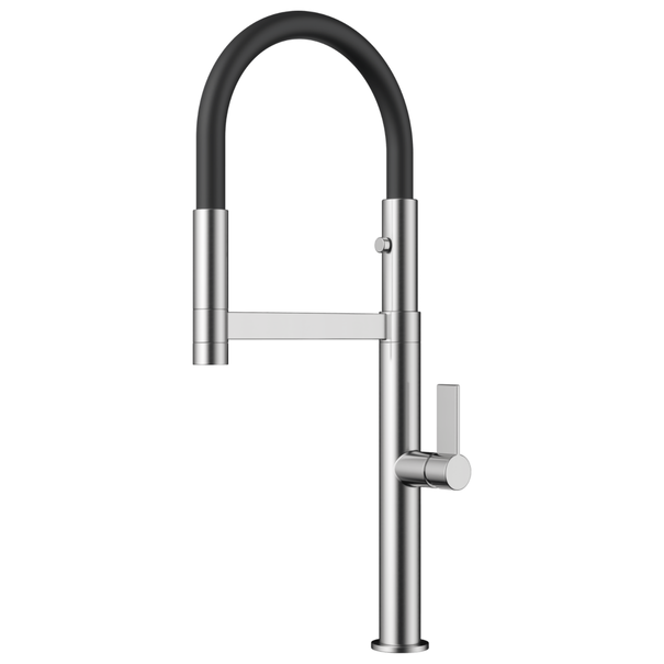 Смеситель для кухни OMOIKIRI Osaka (Черный / Нержавеющая сталь)