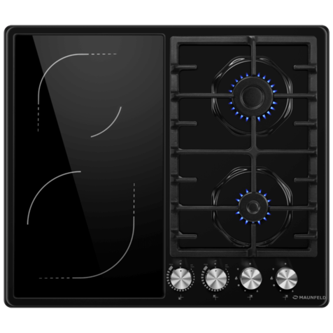 Комбинированная варочная панель MAUNFELD EEHE.642VC.3C /KG (Черный)
