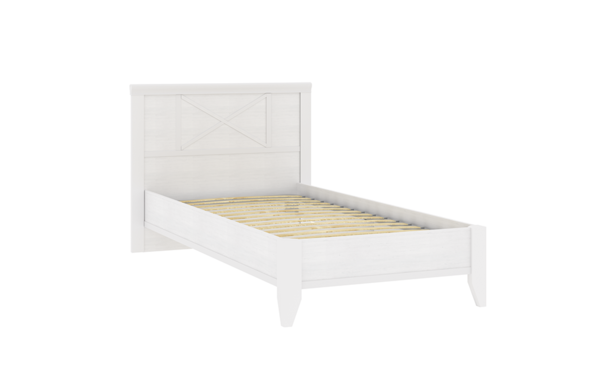 Кровать Кантри 90 х 200 см, Блан шене