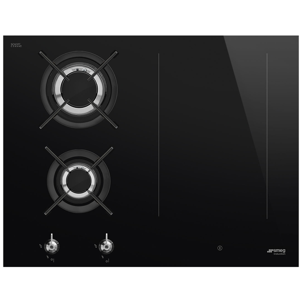 Комбинированная варочная панель Smeg PM3643D (Черный)