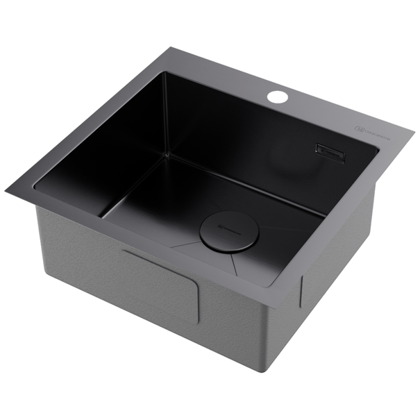 Кухонная мойка OMOIKIRI Akisame 51 (Вороненая сталь)