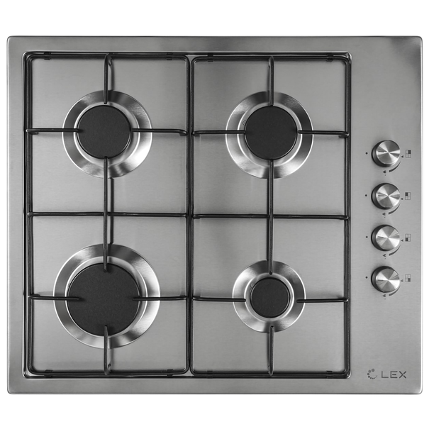 Газовая варочная панель LEX GVS 644-1 (Нержавеющая сталь)
