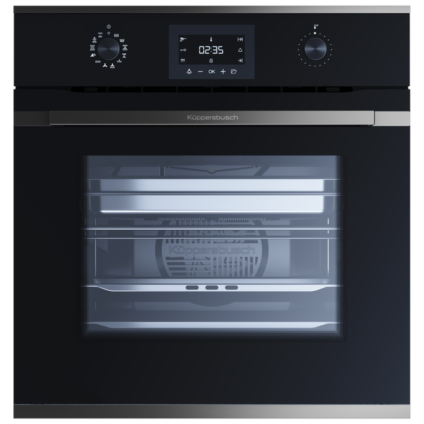 Электрический духовой шкаф с паром Kuppersbusch BD 6340.0 S (Black Chrome)
