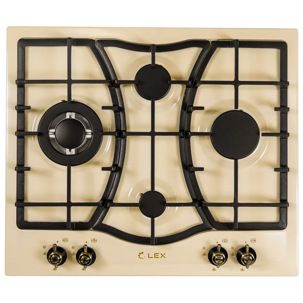 Газовая варочная панель LEX GVE 643C (Бежевый)