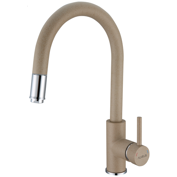 Смеситель для кухни Alveus Delos-P (Бежевый)
