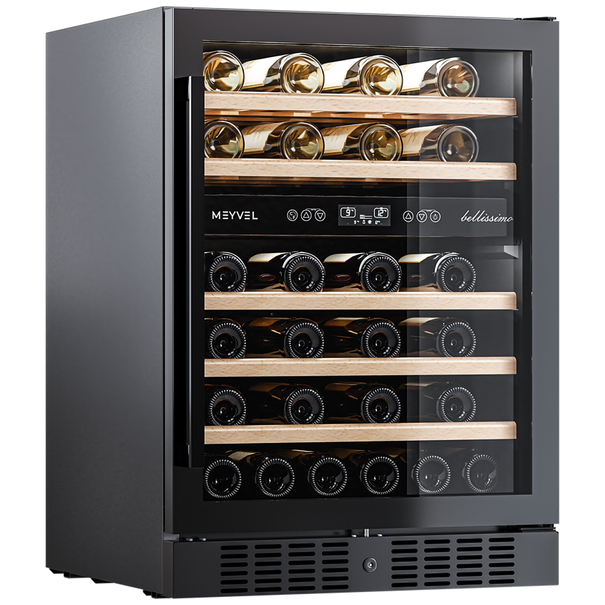 Винный шкаф Meyvel MV46-KBT2 (Черный)