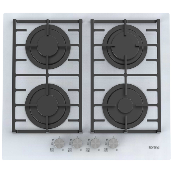 Газовая варочная панель Korting HGG 6805 C (Белый)