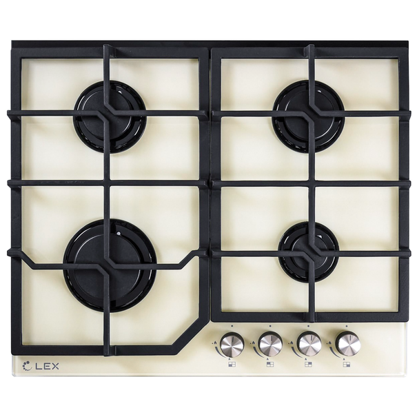 Газовая варочная панель LEX GVG 6042 (Античный белый)