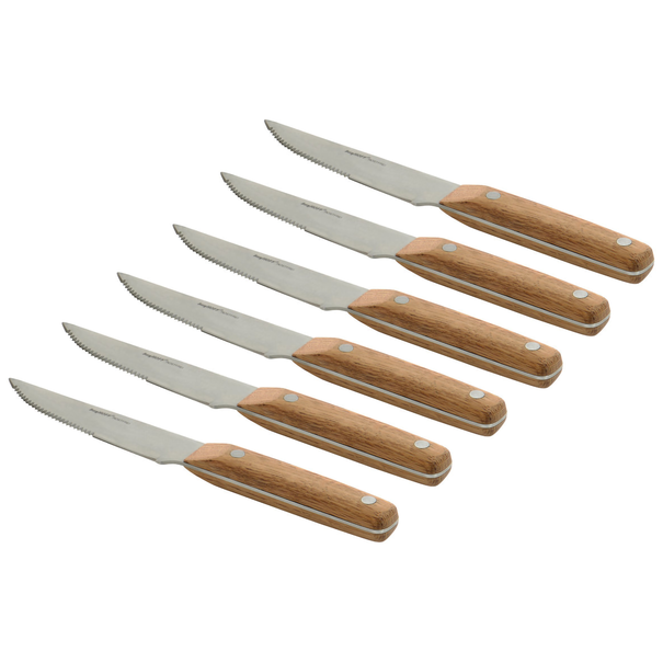 Набор ножей для стейка (6 приборов) BergHOFF CollectAndCook 4490307 (Дерево / Хром)