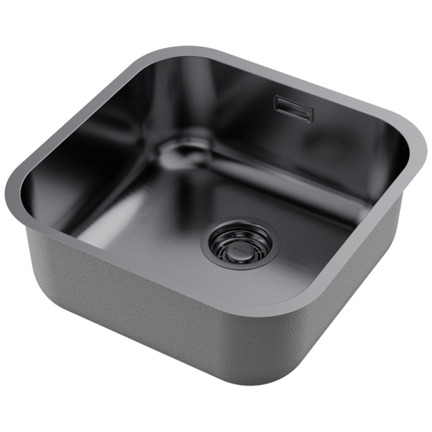 Кухонная мойка OMOIKIRI Omi 44-U/I (Вороненая сталь)