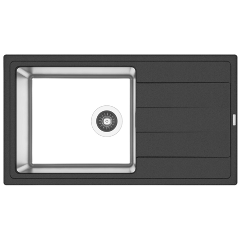 Кухонная мойка Florentina КОМБИ 860 (Антрацит)