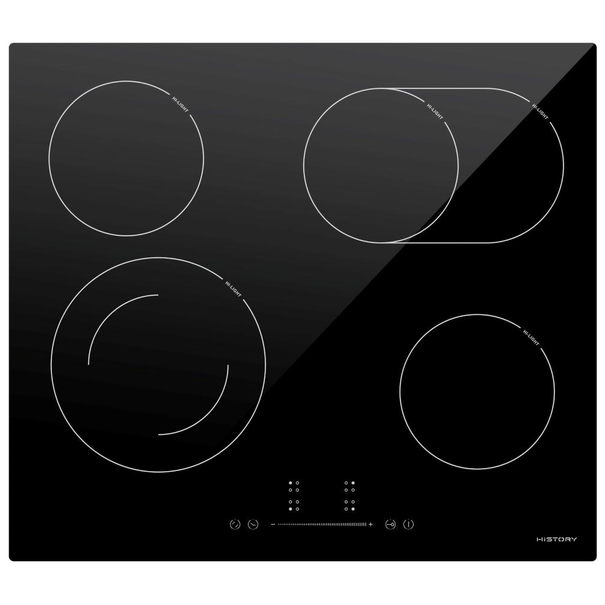 Электрическая варочная панель HiSTORY HС 6412 BBK (Черный)