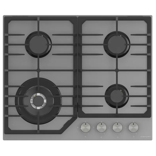 Газовая варочная панель HiSTORY HGG643C F (Серый)