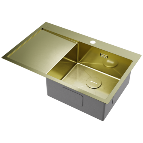 Кухонная мойка OMOIKIRI Akisame 78-R (Светлое золото)