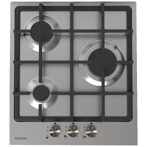 Газовая варочная панель GRAUDE GS 45.1 E (Нержавеющая сталь)