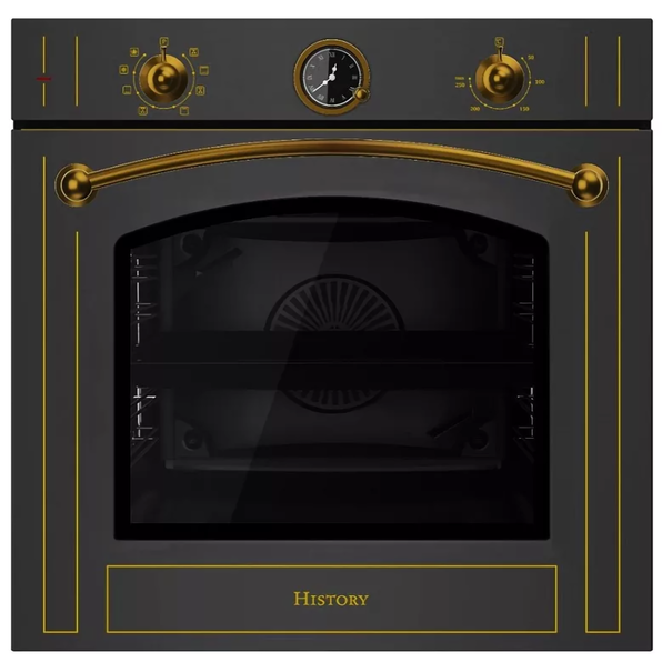 Электрический духовой шкаф HiSTORY OE778B.R (Черный)