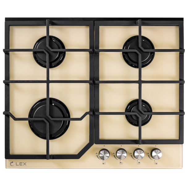 Газовая варочная панель LEX GVG 642 (Бежевый)