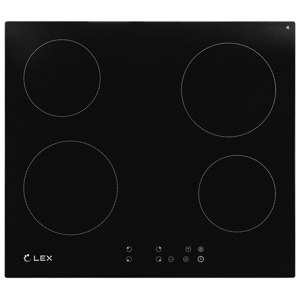 Электрическая варочная панель LEX EVH 640-0 (Черный)