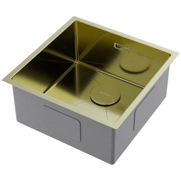 Кухонная мойка OMOIKIRI Taki 44-U/IF (Светлое золото)