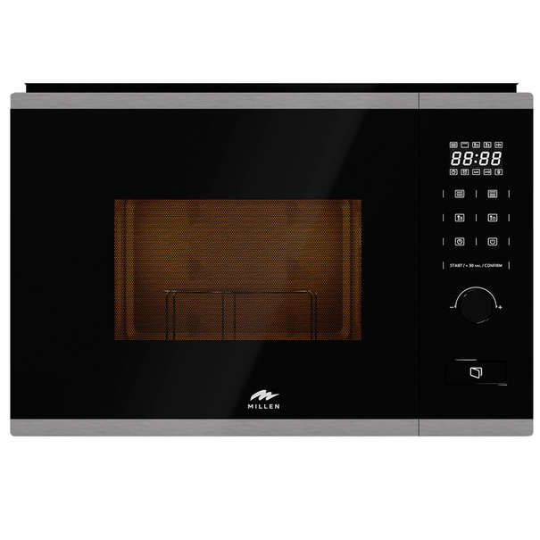 Встраиваемая микроволновая печь MILLEN MBW 381 (Черный / Нержавеющая сталь)