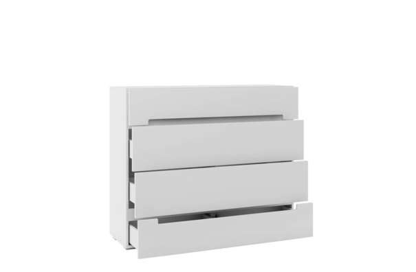 Комод Анри с выдвижными ящиками (белый) С доводчиками, Белый