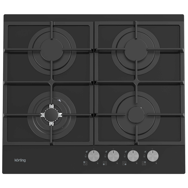 Газовая варочная панель Korting HGG 6722 CT (Черный)