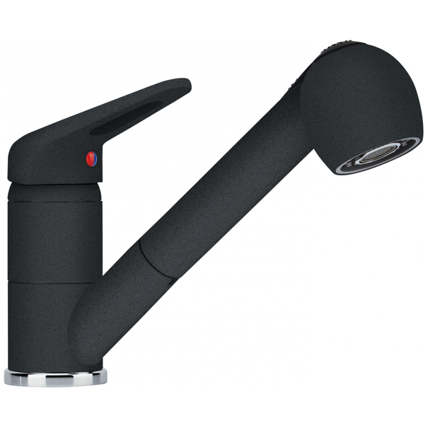 Смеситель для кухни Franke Novara Plus Pull-Out (Оникс)