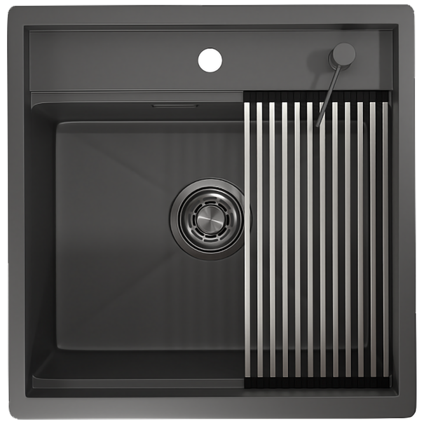 Кухонная мойка GRANULA KS-5051 (Графит матовый)