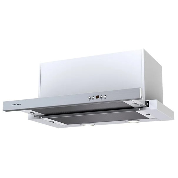 Вытяжка с выдвижным экраном Krona KAMILLA POWER 600 3Р (Нержавеющая сталь)