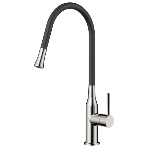 Смеситель для кухни OMOIKIRI Yatomi (Черный / Нержавеющая сталь)