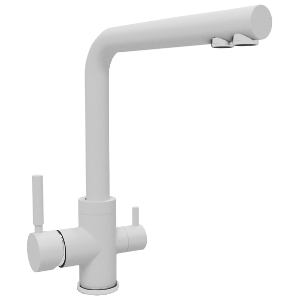 Смеситель для кухни Dr. Gans АКЦЕНТ DG (Белый)