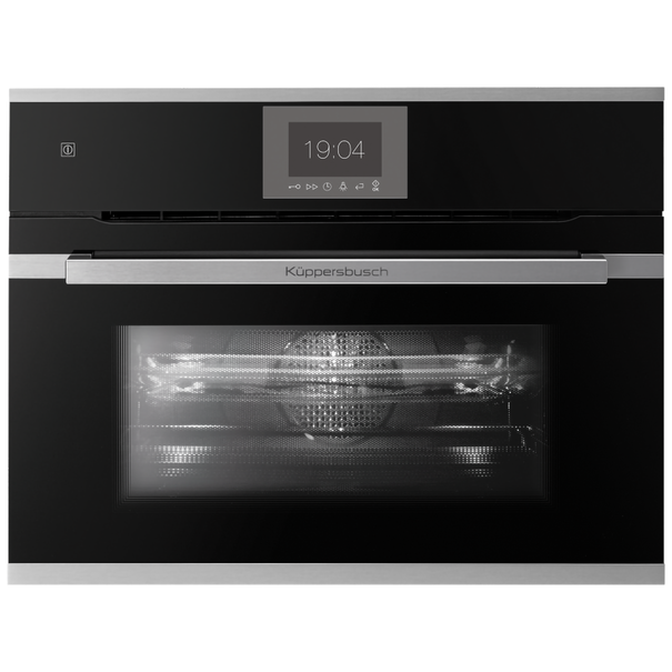 Компактный духовой шкаф с свч Kuppersbusch CBM 6550.0 S (Stainless Steel)