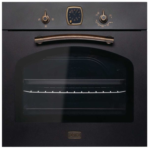 Газовый духовой шкаф Korting OGG 741 CR (Черный матовый)
