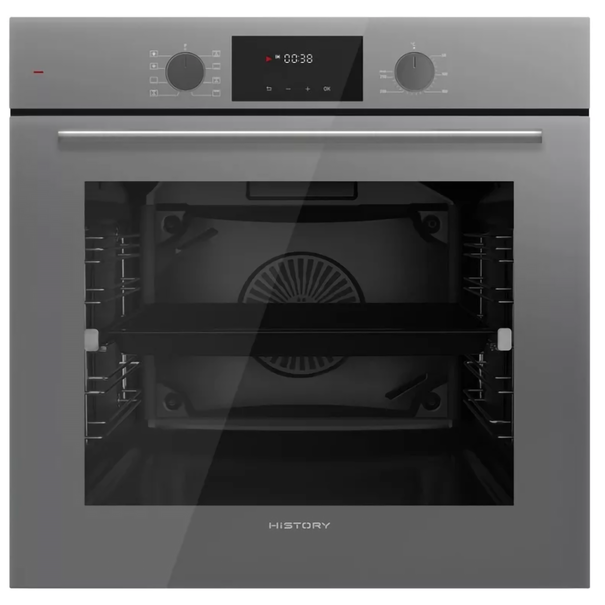 Электрический духовой шкаф HiSTORY OE728B.F (Серый)