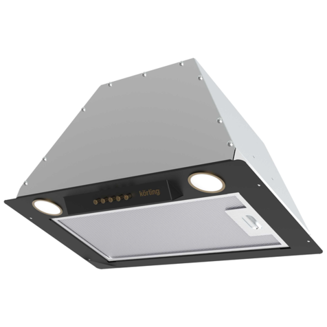 Полновстраиваемая вытяжка Korting KHI 6631 R (Черный)