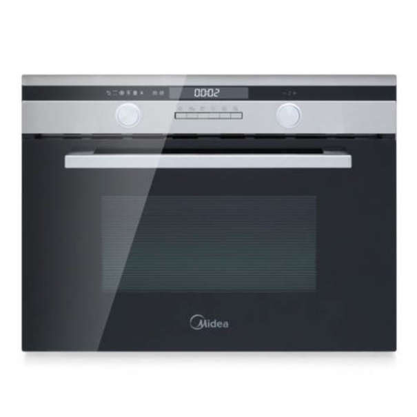 Компактный  духовой шкаф с свч  Midea AF944EZ8-SS (Черный)