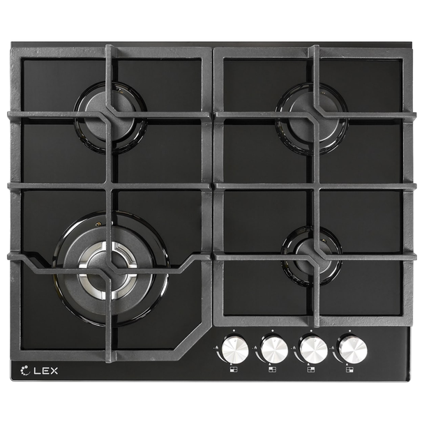 Газовая варочная панель LEX GVG 640-1 (Черный)