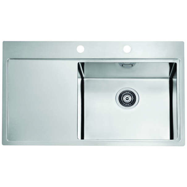 Кухонная мойка Alveus Pure 50 (Чаша справа) (Нержавеющая сталь)