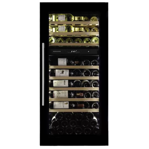 Встраиваемый винный шкаф Dunavox DAVS-72.185DB (Черный)