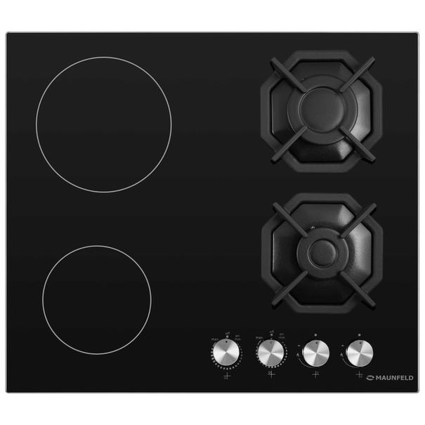 Комбинированная варочная панель MAUNFELD EEHG.642VC.2C /KG (Черный)