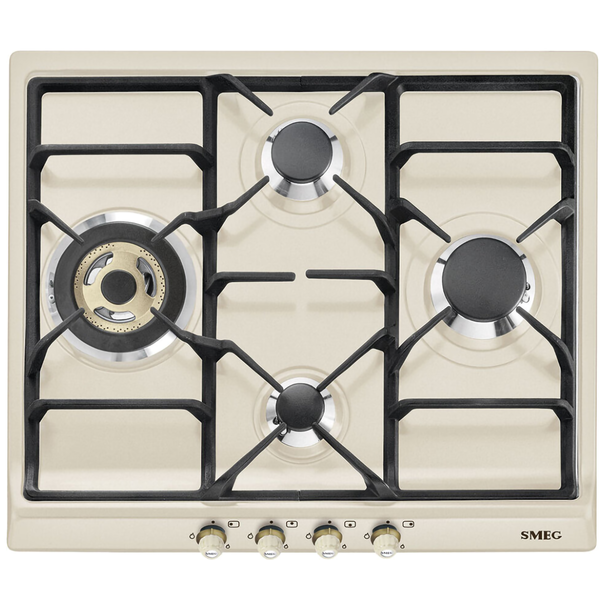 Газовая варочная панель Smeg SR764 (Кремовый)