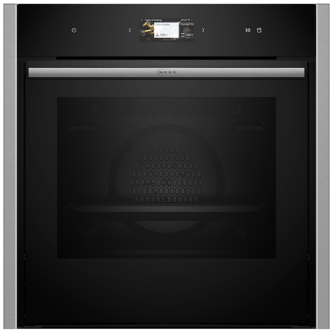 Электрический духовой шкаф с паром NEFF B64FS31N0 (Черный / Нержавеющая сталь)