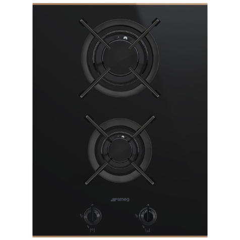 Газовая варочная панель Smeg PV632CNR (Черный)